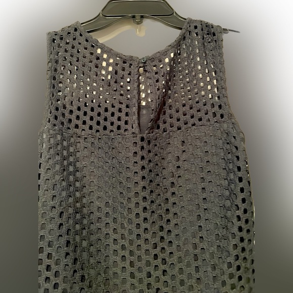 H&M Contemporary Emerald Green Mesh Dress, Sleeveless, midi, Size 2 Great cond. - Picture 6 of 11